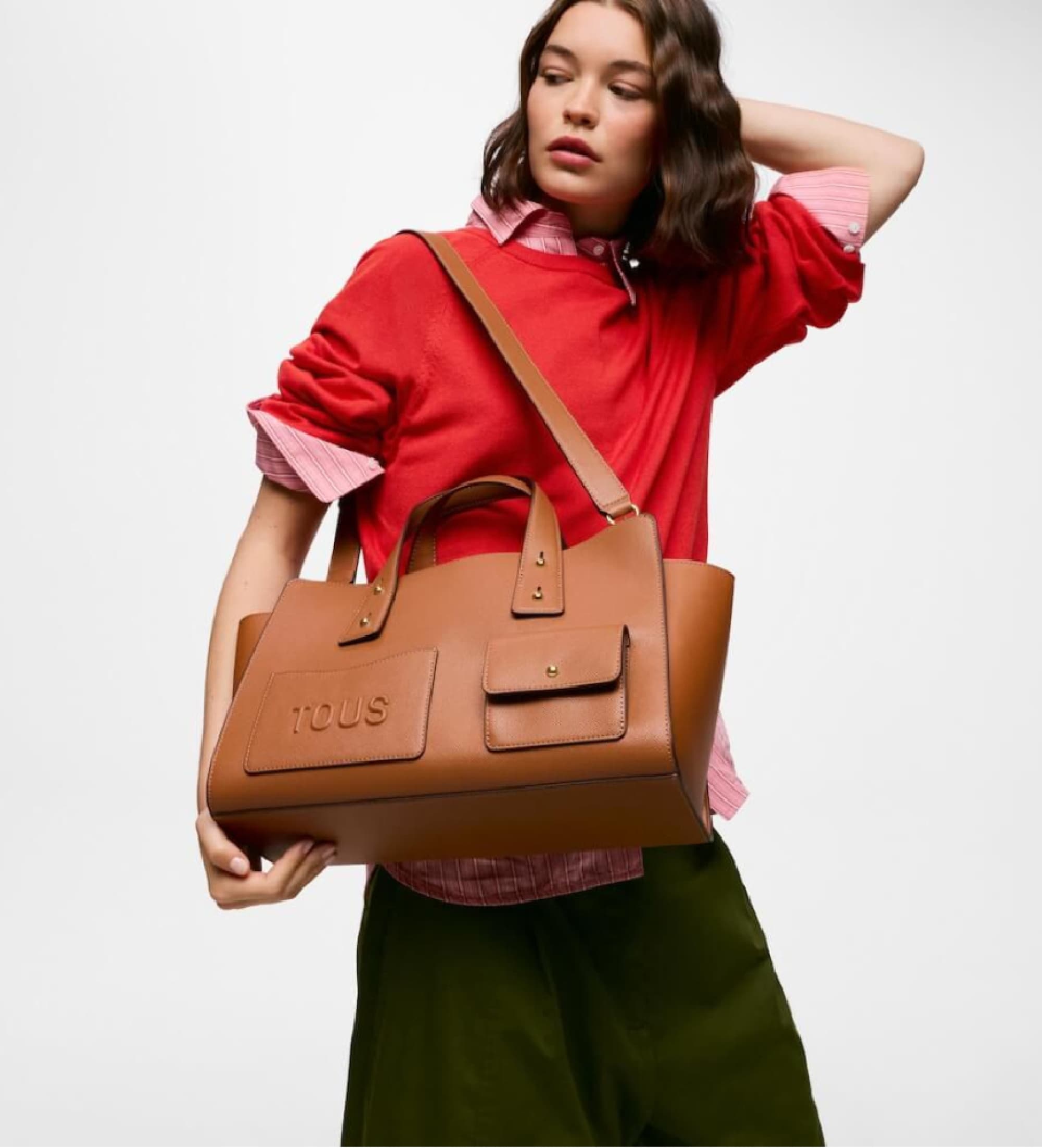 TOUS pour femme. 2002437844 Sac Bowling Back to Basics marron (OSFA), Beige, Casuel, Polyuréthane
