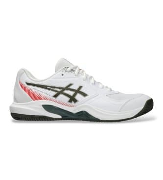 Asicsvoor mannen. 1041A547 Sneakers GEL-Dedicate 9 Clay wit (46.5), Stof, Plat, Veters, Casual, Sportief