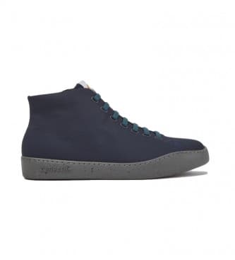 Campervoor mannen. K300270-008 Peu Touring schoenen marine (41), Plat, Veters, Casual, Gerecycled polyester, Marineblauw
