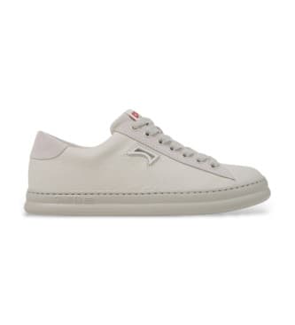 Campervoor vrouwen. K201855-001 Leren sneakers Runner wit (39), Leer, Plat, Veters, Casual