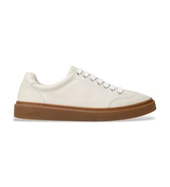 Campervoor mannen. K101105-009 Runner Twentyfive Off-White Leren Sneakers (44), Leer, Wit, Plat, Veters, Casual