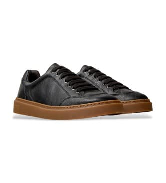 Campervoor mannen. K101105-010 Runner Twentyfive Leren Schoenen zwart (44), Leer, Plat, Veters, Casual