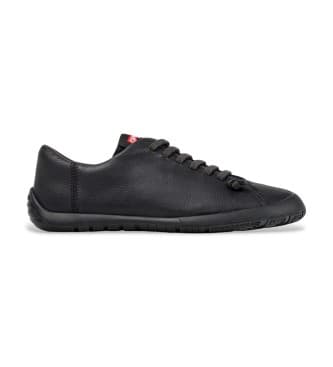 Campervoor vrouwen. K201940-002 Peu Path+ Leren Sneakers zwart (36), Leer, Plat, Veters, Casual
