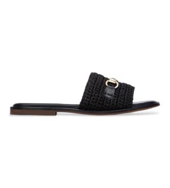 Carmelavoor vrouwen. 16328803-NEGRO Sandalen 163288 zwart (39), Stof, Plat, Geen, Casual