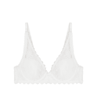 Emporio Armanivoor vrouwen. EW000434_AF19033 Eeuwige kanten beha wit (95B), Homewear, Polyamide
