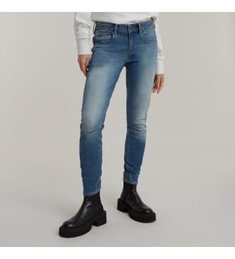 G-Starvoor vrouwen. D05477-8968-071 Jeans Arc 3D Skinny blauw (26/32), Casual, Katoen, Denim