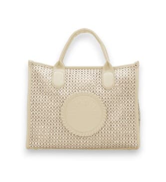 Hispanitasvoor vrouwen. BV264717 Off-white tasje (OSFA), Beige, Casual, Polyurethaan
