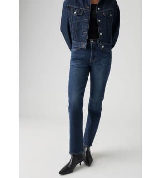 Levi'svoor vrouwen. 12501-0554 Jeans 501 Origineel marine (25/30), Casual, Katoen, Denim, Marineblauw