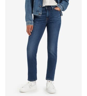 Levi'svoor vrouwen. A6199-0008 Jeans 712 Slim fit blauw (30/32), Casual, Katoen, Denim