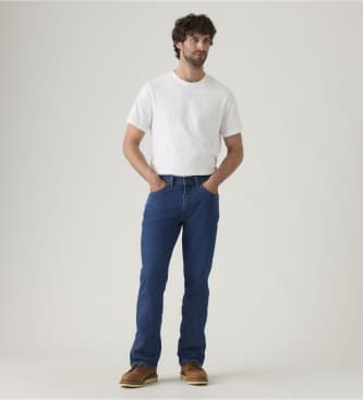 Levi'svoor mannen. 000XI-0021 Jeans 537 Western Bootcut Blauw (32/34), Casual, Katoen, Denim