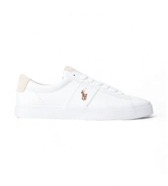 Polo Ralph Laurenvoor mannen. 816749369003 Sayer schoenen wit (40), Stof, Plat, Veters, Casual