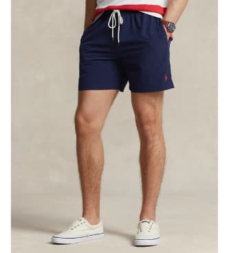 Polo Ralph Laurenvoor mannen. 710907255001 Bermuda zwempak Traveler marine (L), Strandkleding, Gerecycled polyester, Marineblauw