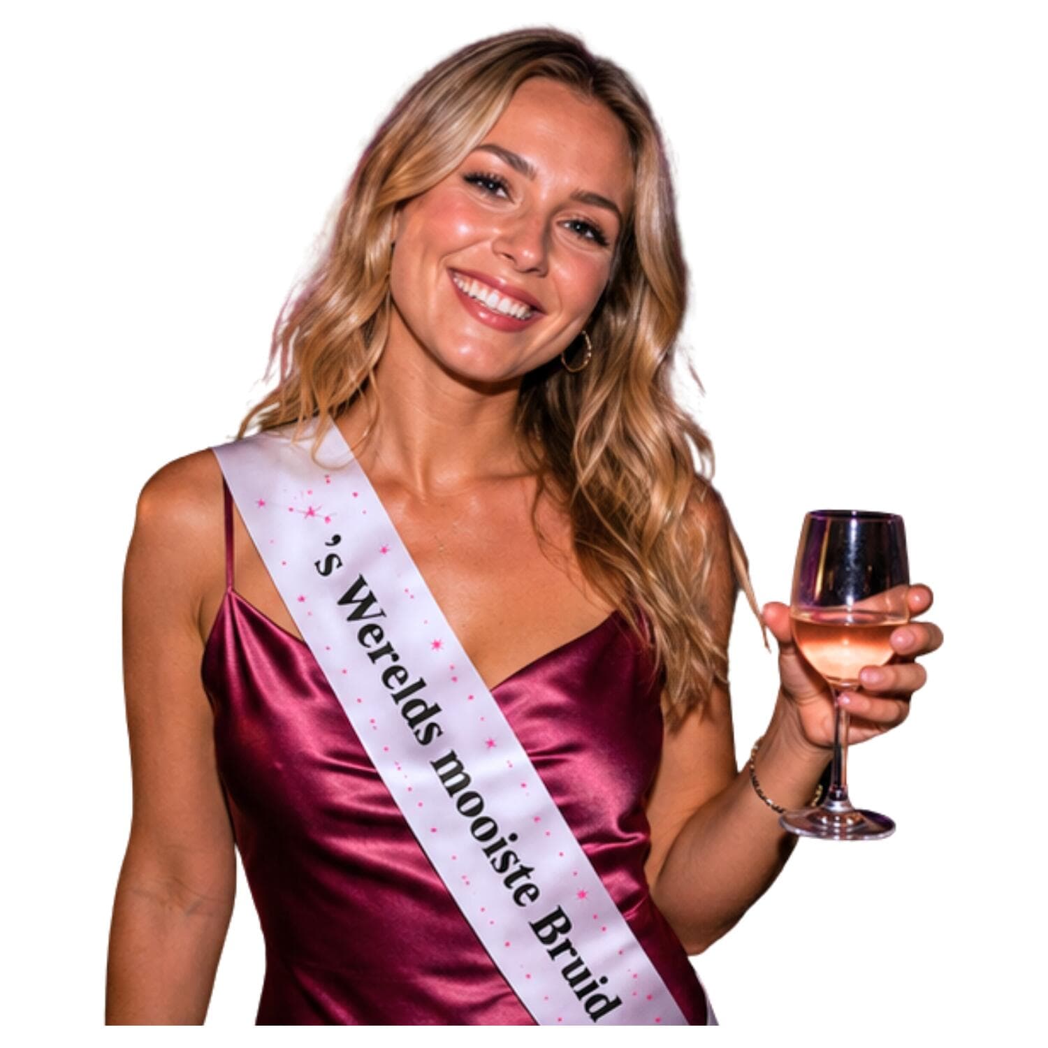 Feest Sjerp? - Werelds mooiste Bruid - wit - vrijgezellenfeest - bruid
