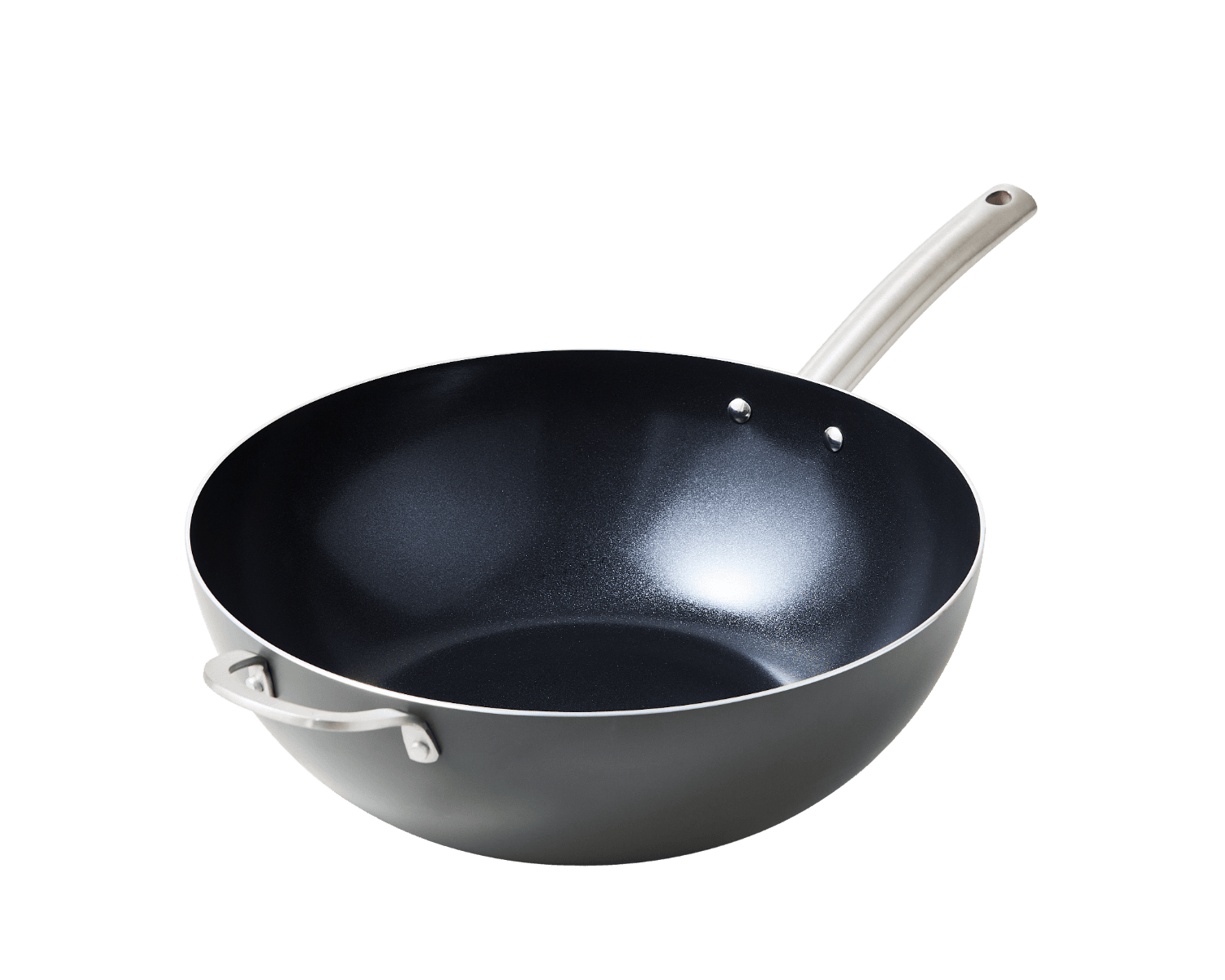 ISENVI Murray keramische wokpan 36 CM - RVS greep