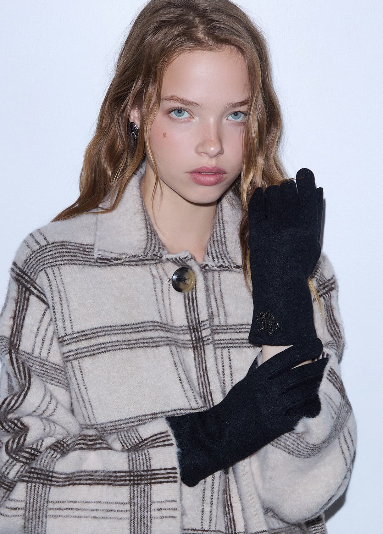 Liu Jo Gants Avec Détails En Fourrure Synthétique