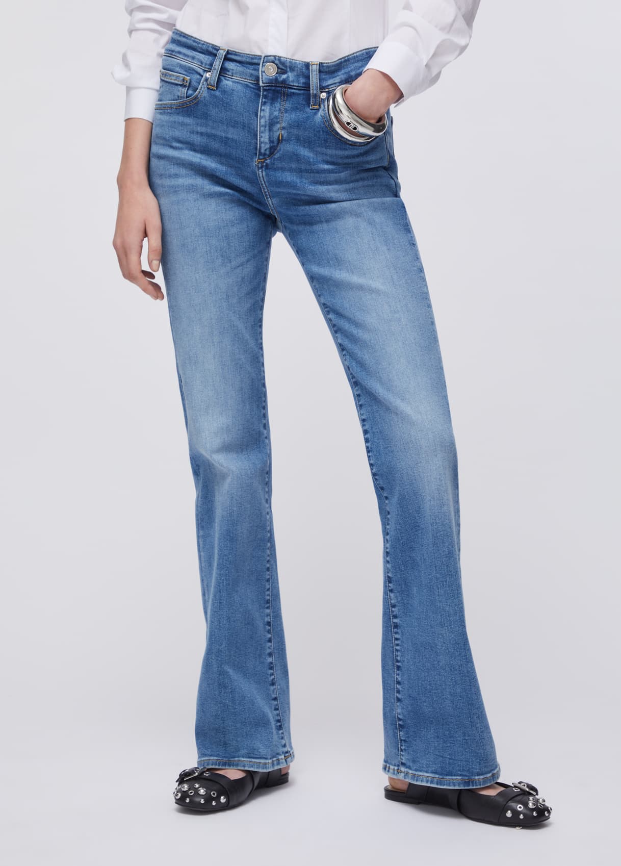 Liu Jo Jean Bootcut Taille Haute