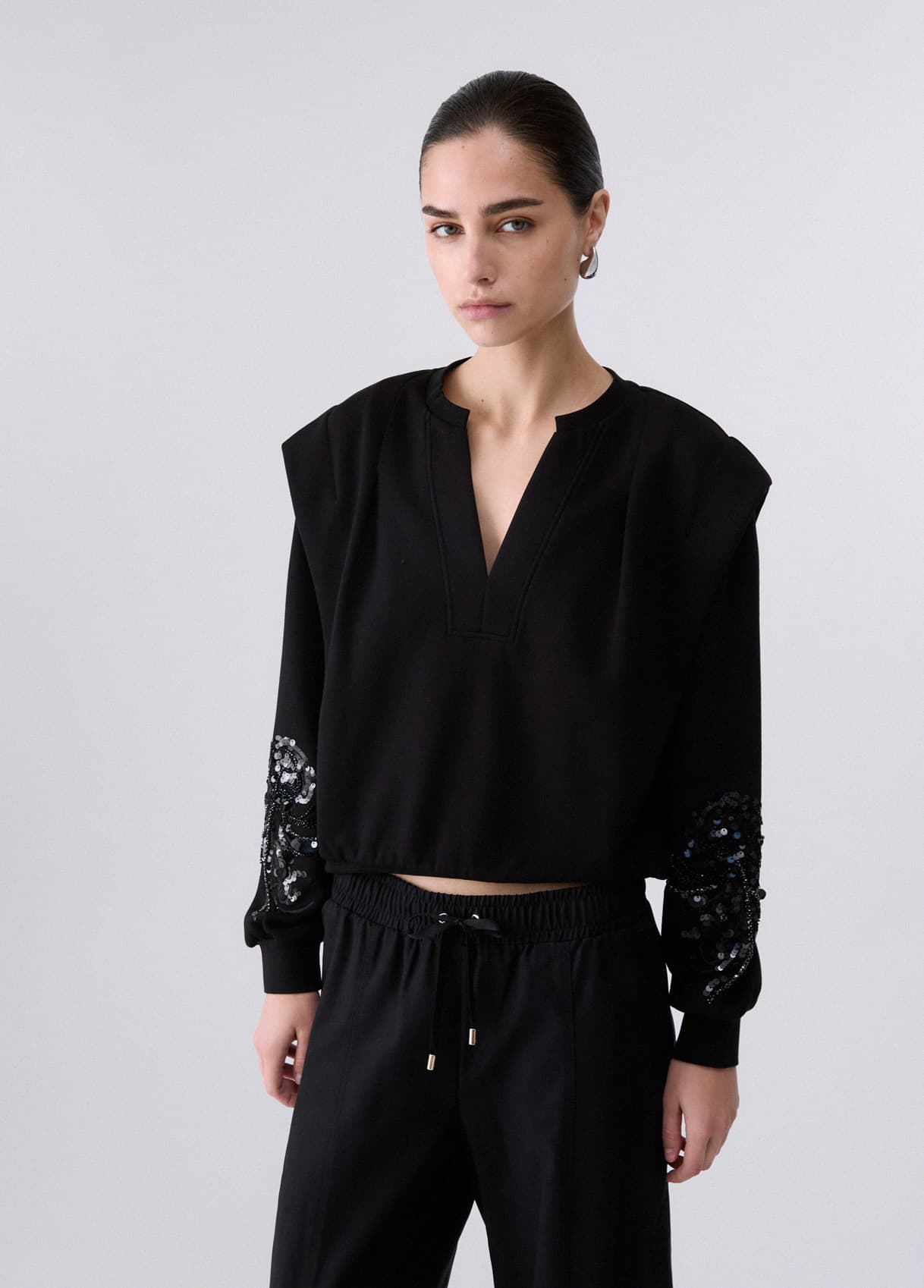 Liu Jo Sweat-shirt Avec Broderies Bijoux