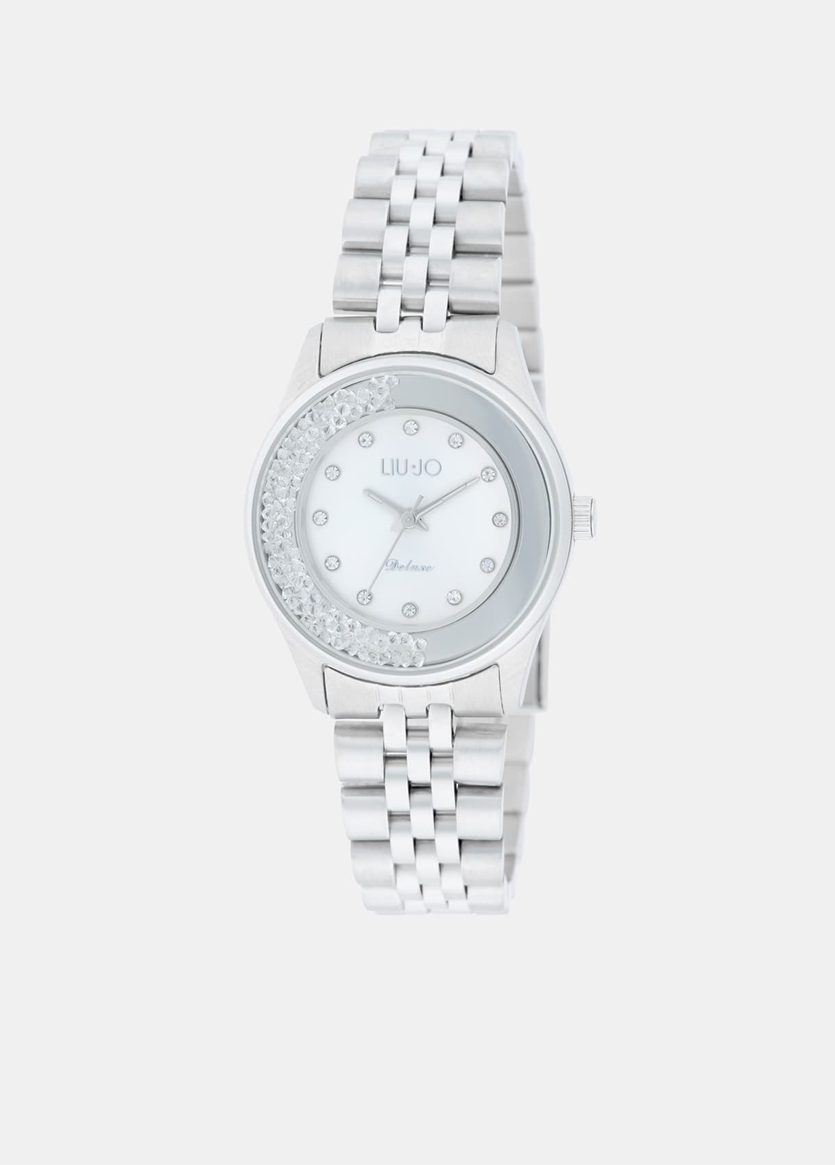 Liu Jo Montre En Acier Avec Strass