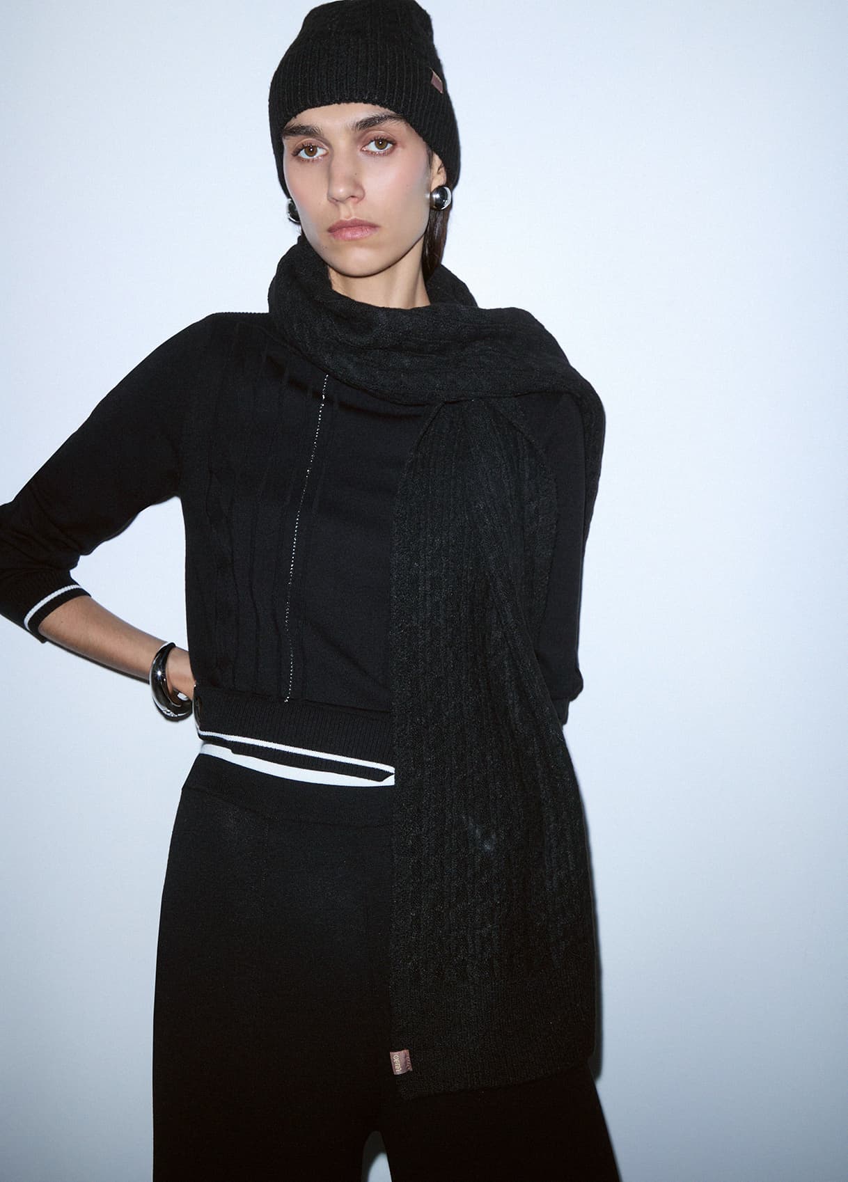 Liu Jo Ensemble Coordonné Bonnet Et Écharpe