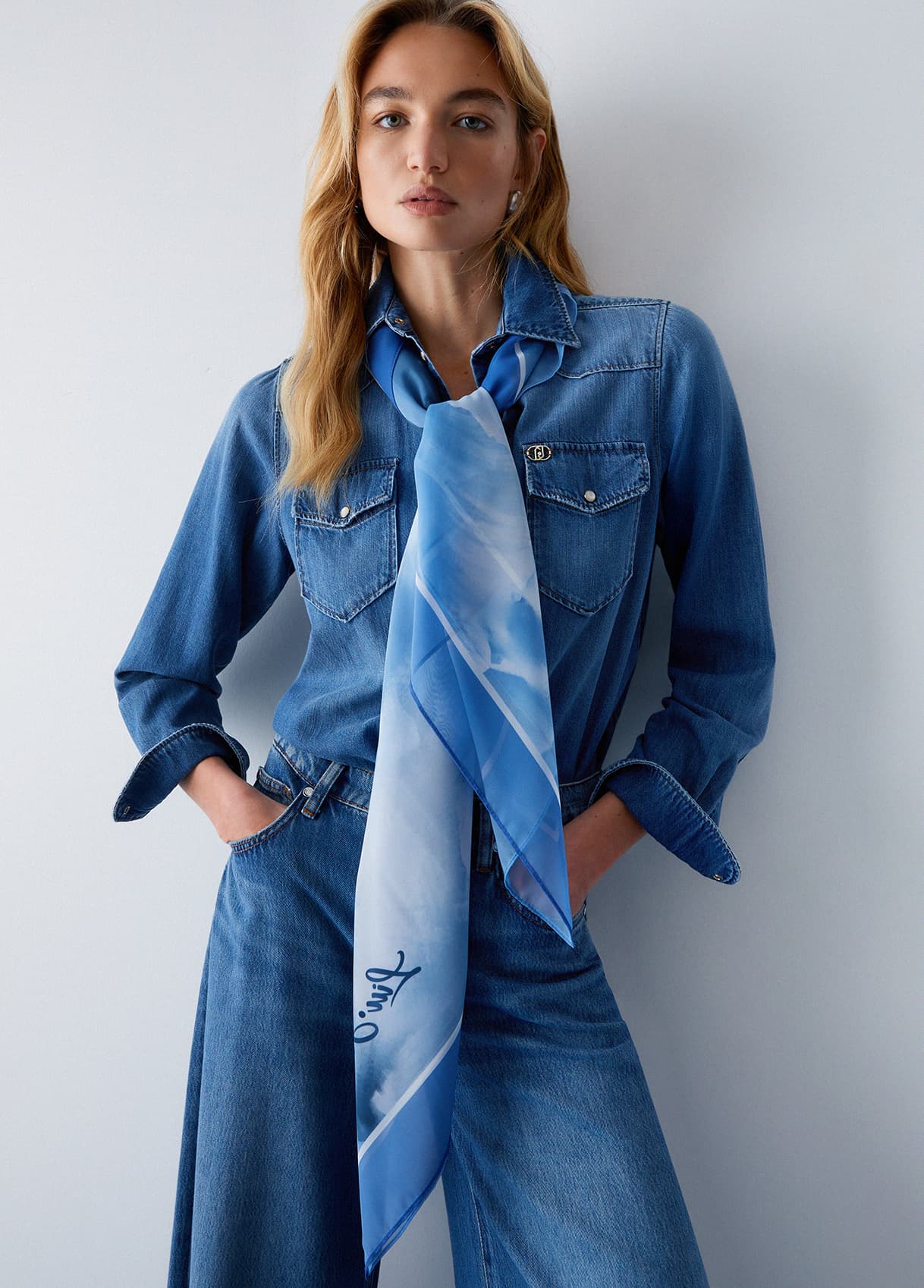 Liu Jo Grand Foulard À Imprimé Floral