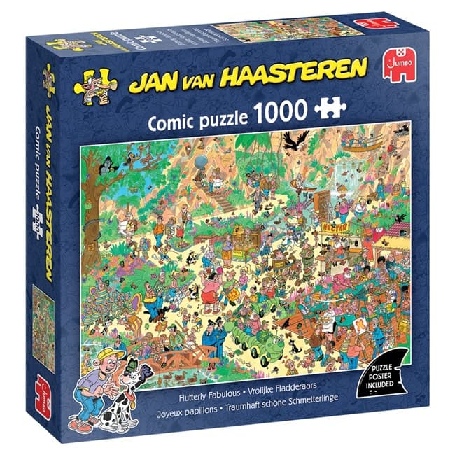 Jan van Haasteren - Joyeux papillons (1000) - Jumbo Puzzle classique