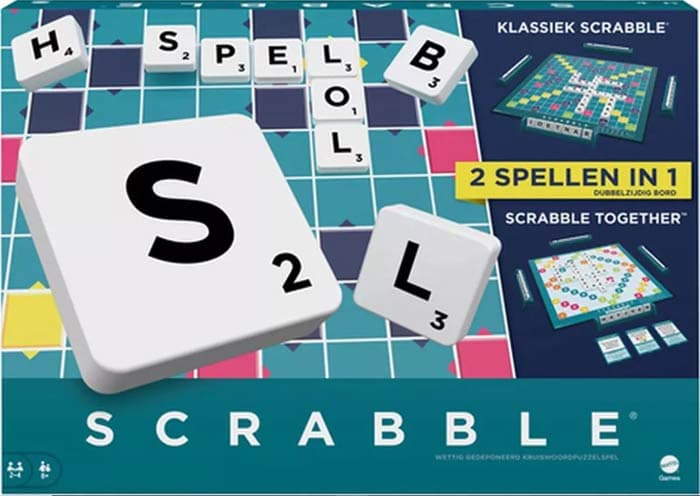 Scrabble (2 spellen in één) - Mattel Bordspel|Taalspel