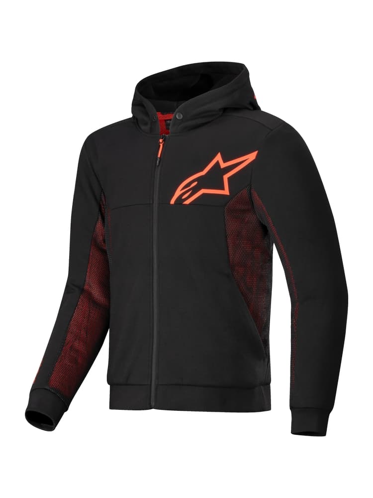 Chrome Air Sport Motorrad Hoodie Alpinestars