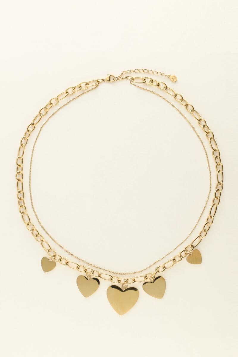 Universe Statement-Kette mit Herzen | My Jewellery