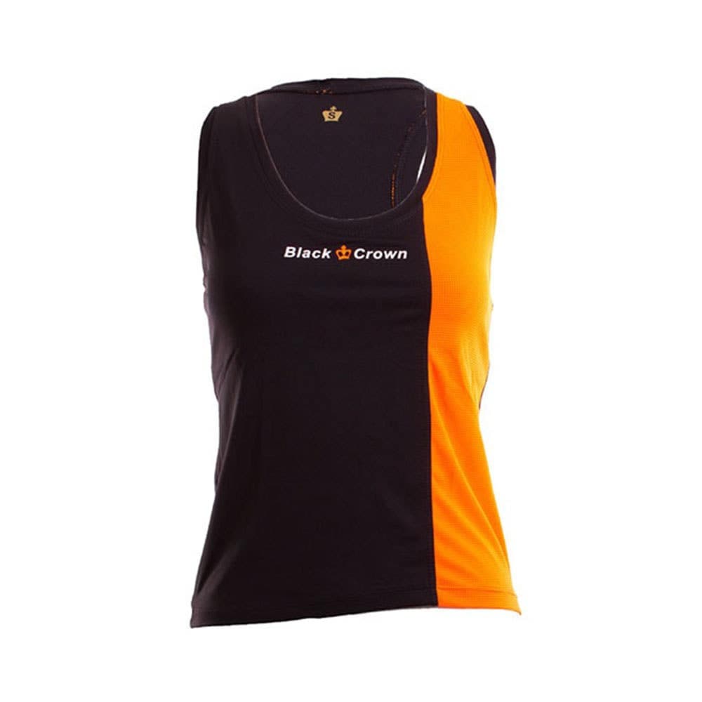 T-shirt Black Crown Berna Orange Black