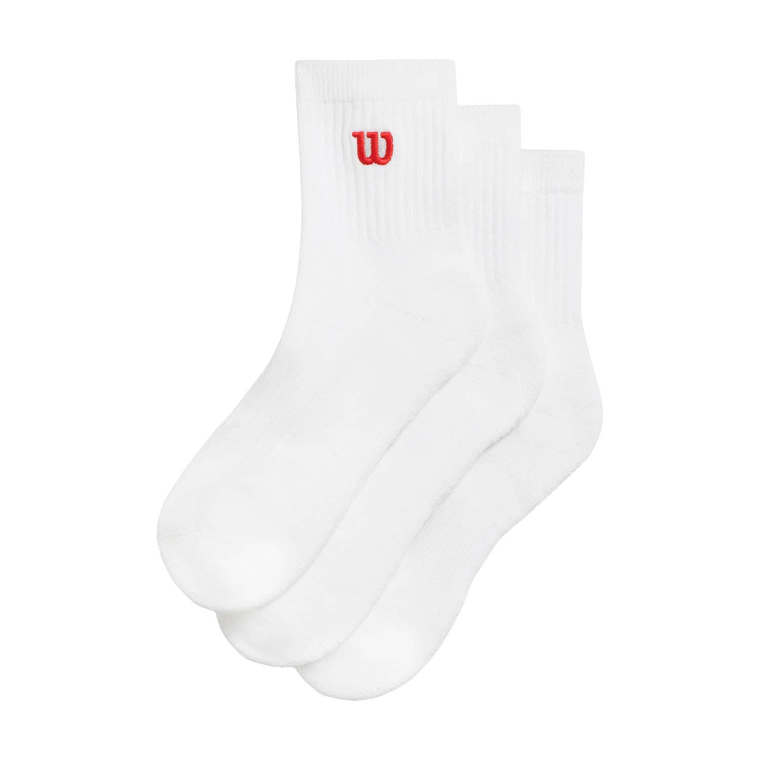Calcetines Wilson Quarter Top 3 Pack Wu00083511zab Bright White S
