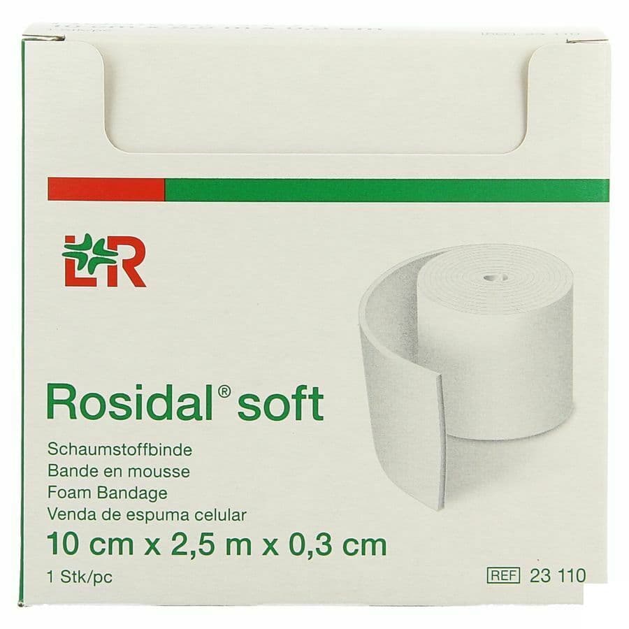 Rosidal Soft Bande Msse 10x0,3cmx2,5m Indiv.23110