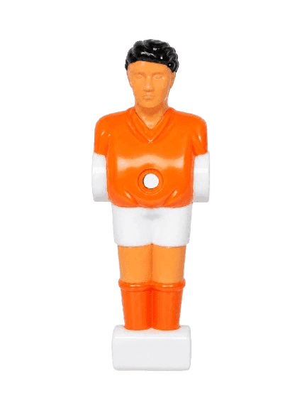 Voetbaltafel poppetje Pegasi | Oranje-wit | 12.7