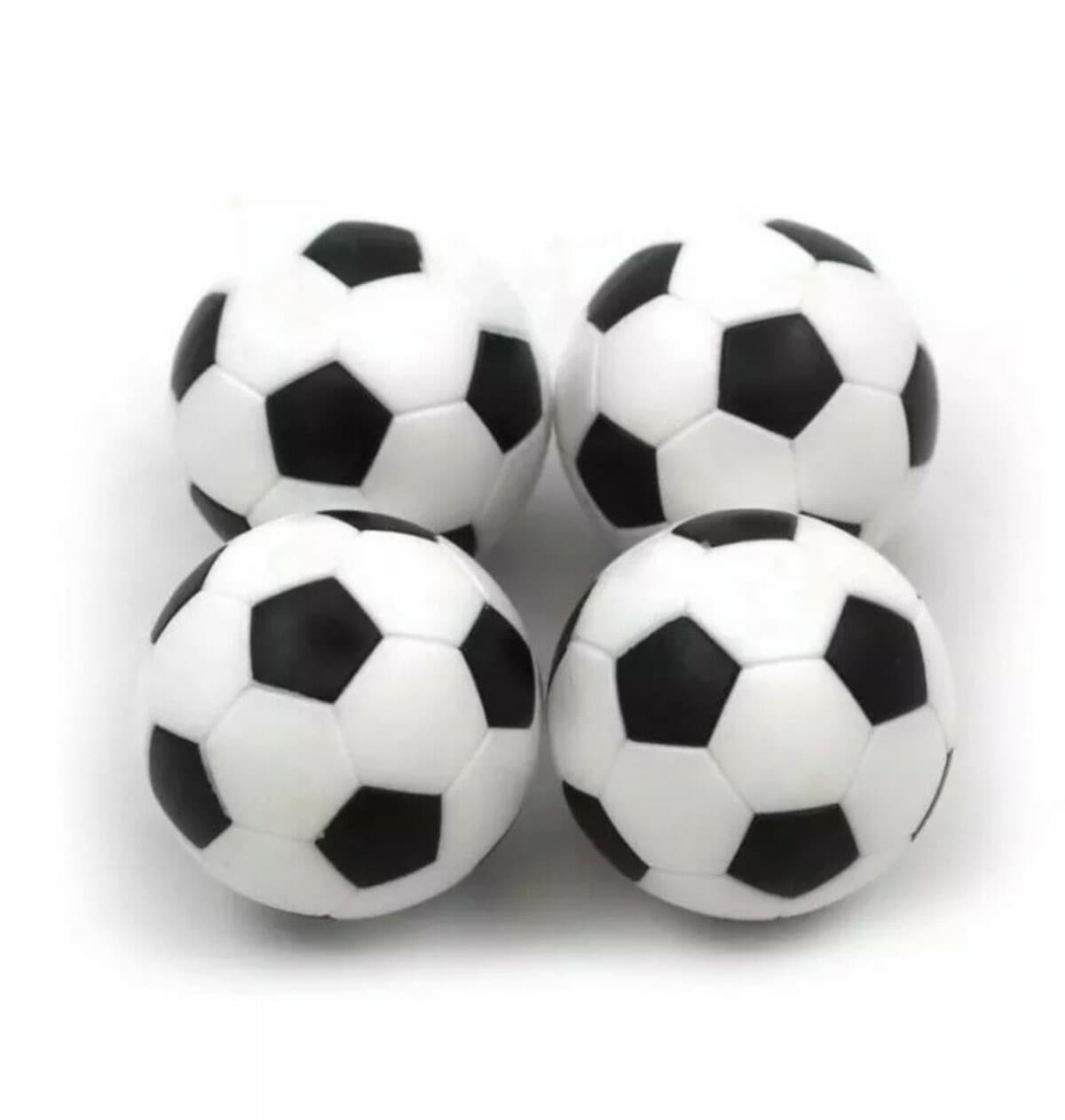 Tafelvoetbal balletjes Pegasi | Zwart-wit 36mm (per 4st.)