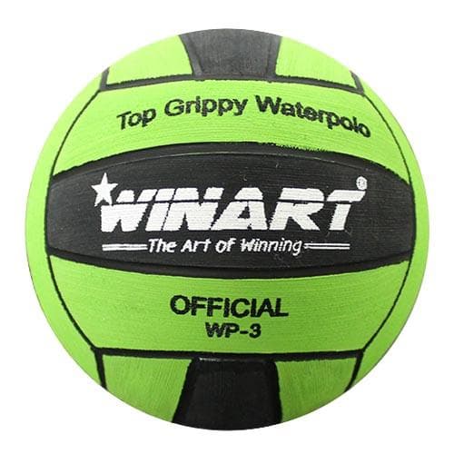 Winart waterpolobal extra grip | groen/zwart | maat 3